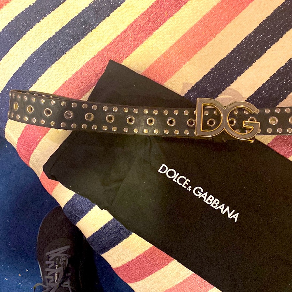 Dolce and Gabbana Mens monogram belt